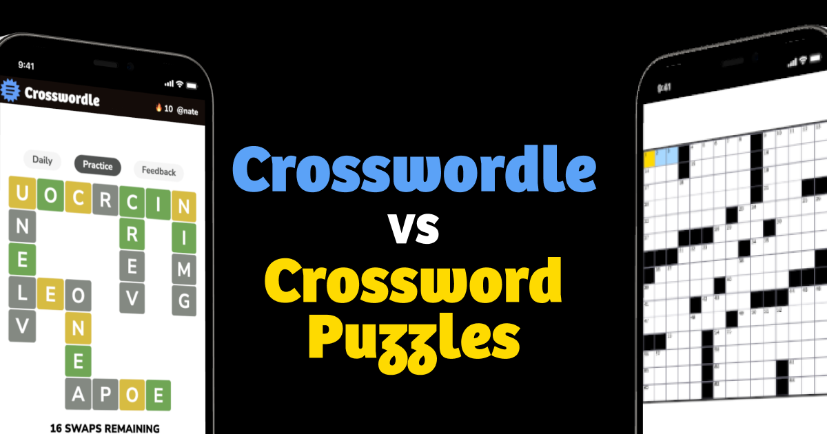 Crosswordle vs Crossword Puzzles