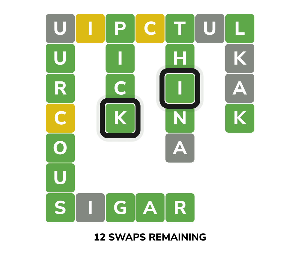 Crosswordle Core Gameplay Terms