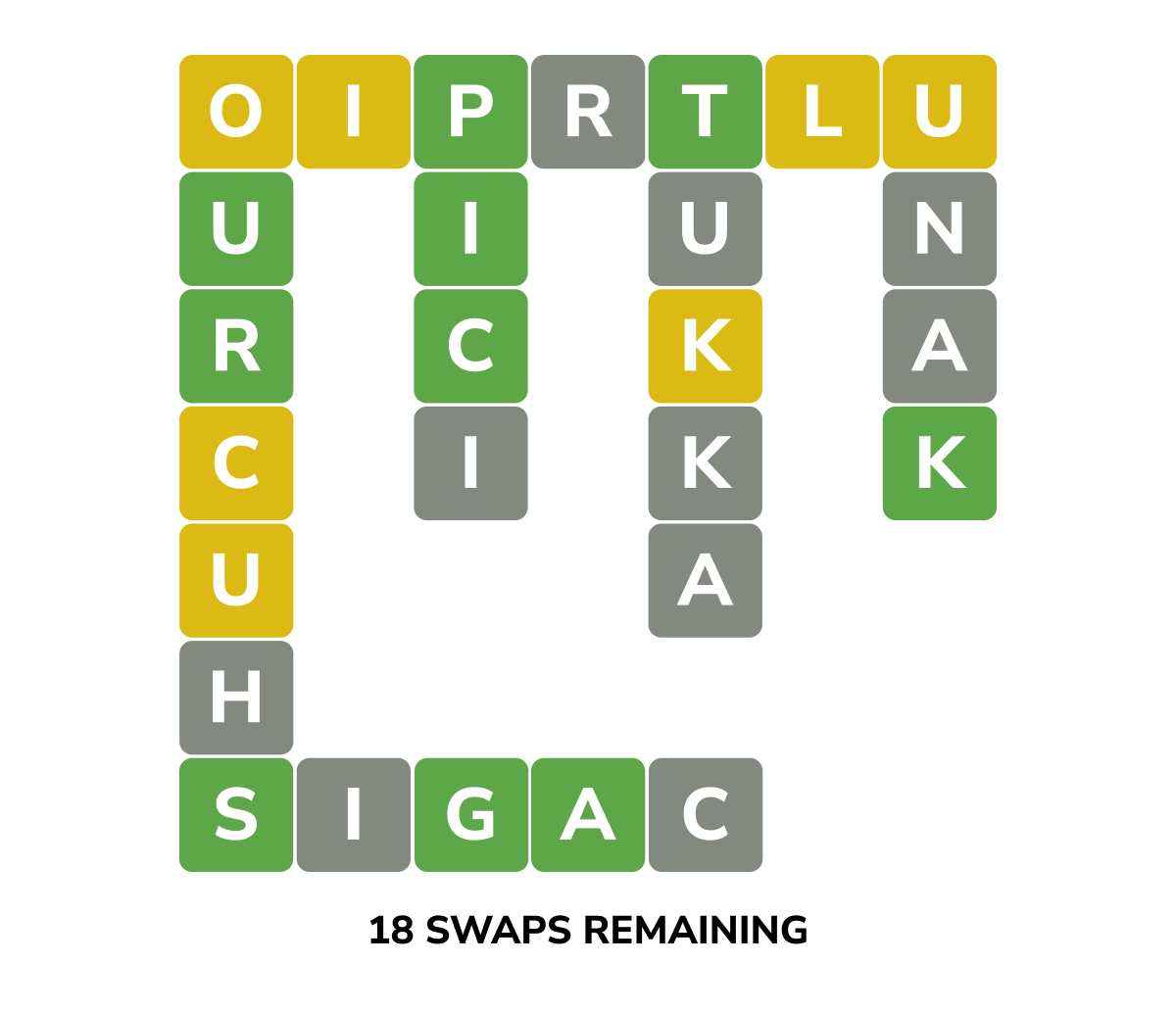 Crosswordle puzzle for practice