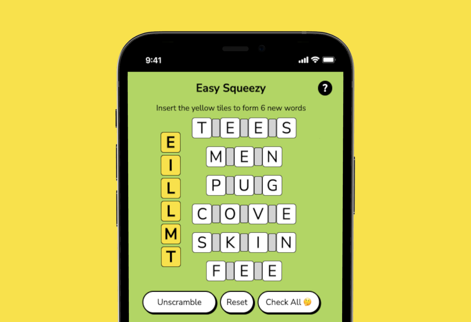 Squeezy - A Daily Word Game
