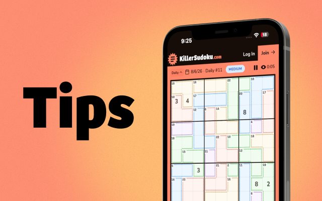 Killer sudoku tips featured