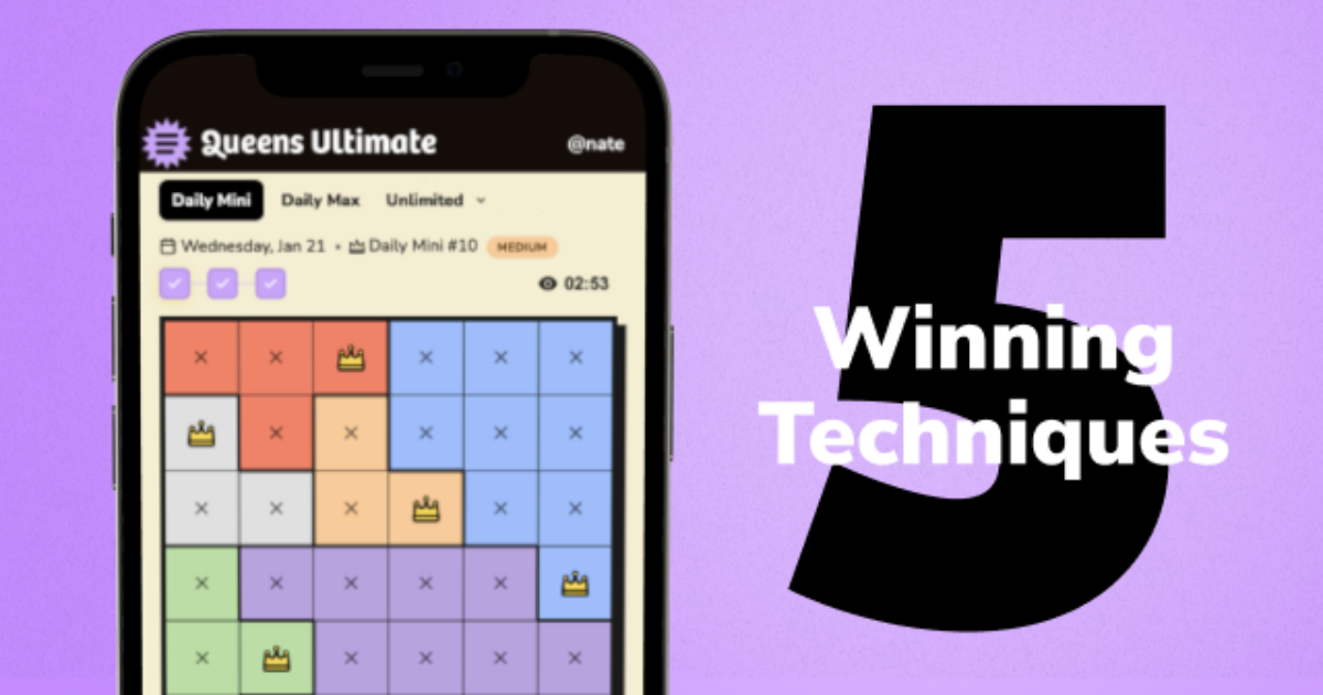 Queens Puzzle Strategy: 5 Techniques to Solve Any… | Queens Ultimate