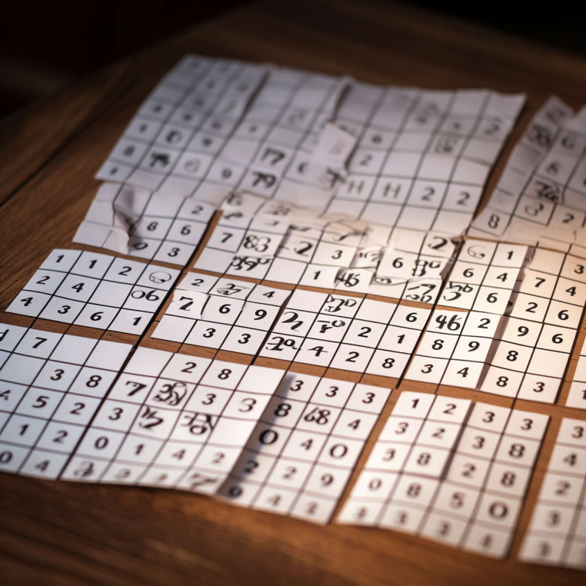 Sudoku printout puzzles