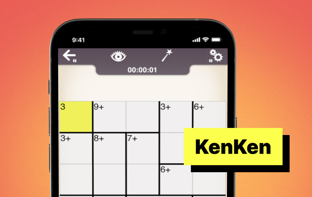 KenKen arithmetic cage puzzle grid with target numbers