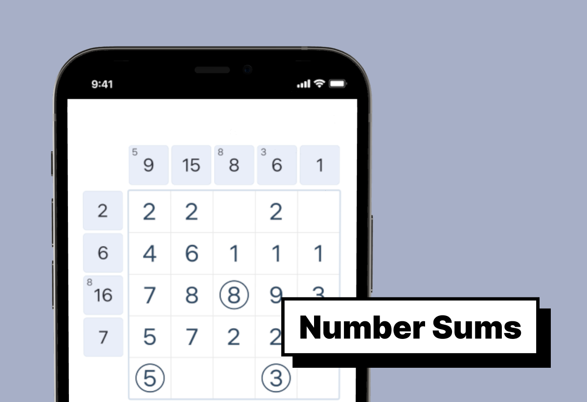 Number Sums Game