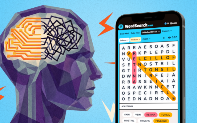 Word search brain featured