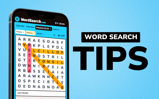 Word search tips featured